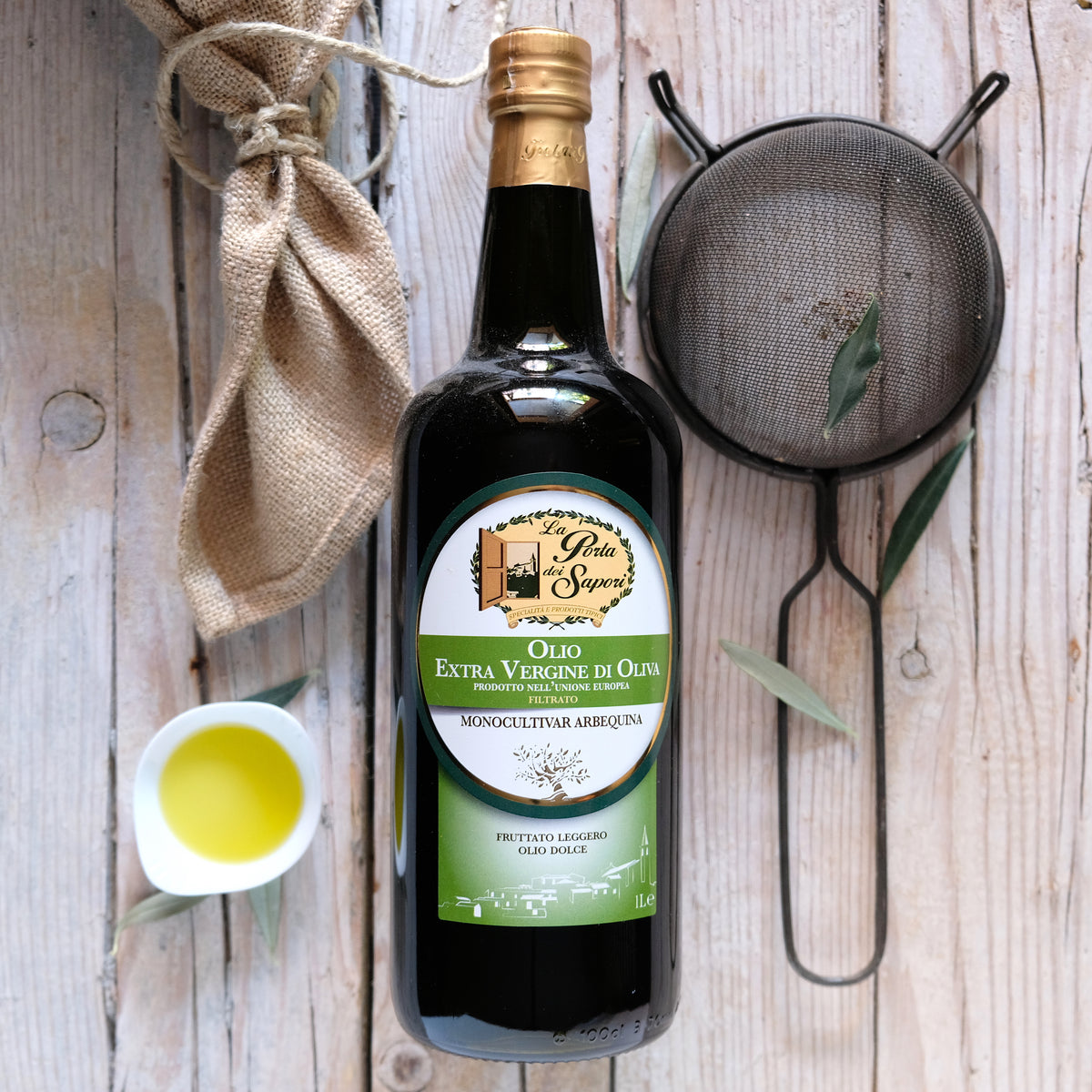 Cultivar Arbequina (Olio E.V.O. Filtrato) - Bottiglia da 1 LT
